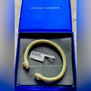 New with tags David Yurman Aluminium Bracelet. Dust bag and box. Never used.